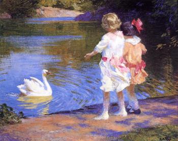 Edward Henry Potthast : The Swan